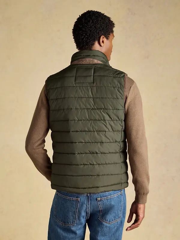 Joules Men's Heritage Padded Gilet - Green Image 3
