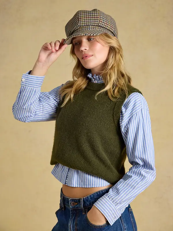 Joules Women's Elvaston Tweed Baker Boy Hat - Multi Tweed Image 4