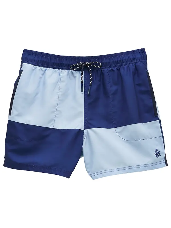 Joules Men's Overton Swimming Shorts - Blue & Navy Image 1