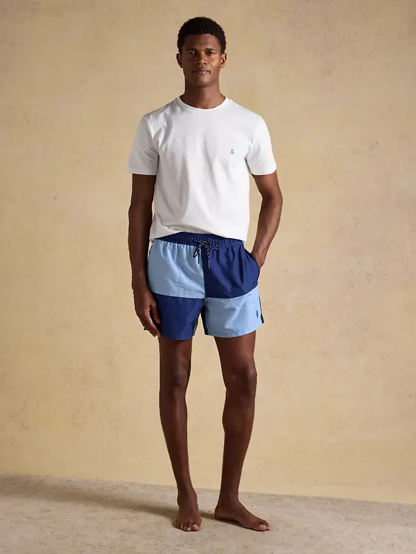 Joules Men's Overton Swimming Shorts - Blue & Navy Image 7