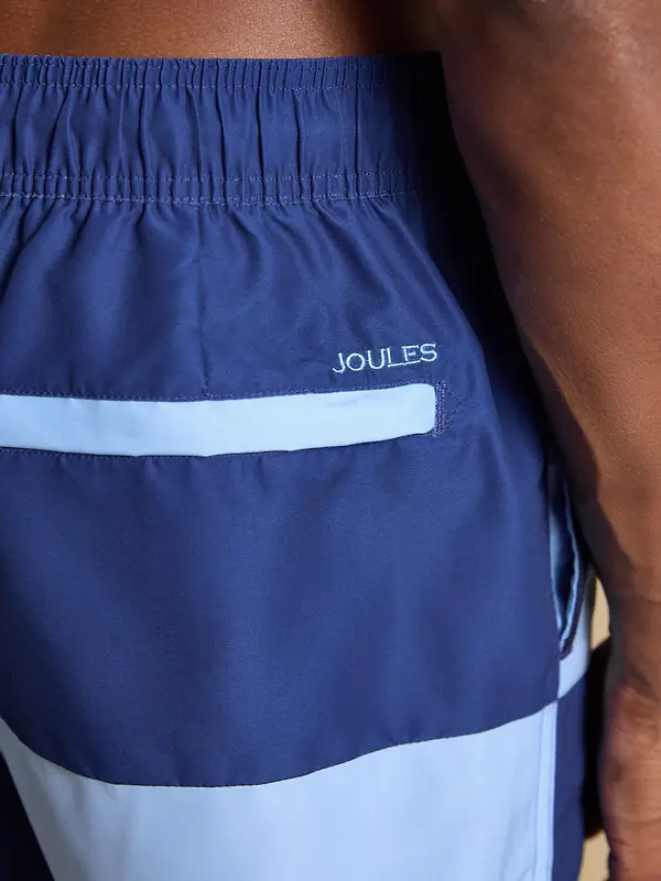 Joules Men's Overton Swimming Shorts - Blue & Navy Image 9