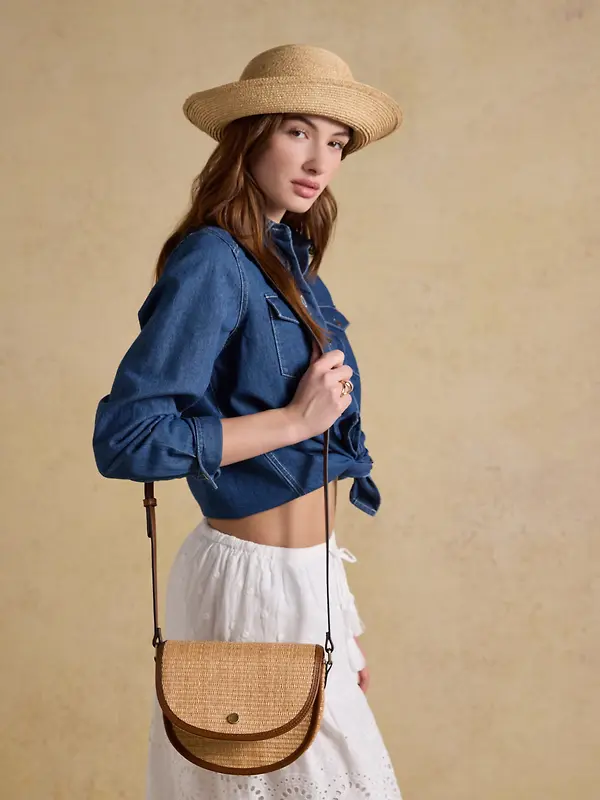 Joules Women's Daphne Neutral Straw Bag - Neutral Image 2
