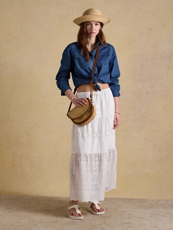 Joules Women's Daphne Neutral Straw Bag - Neutral Image 3