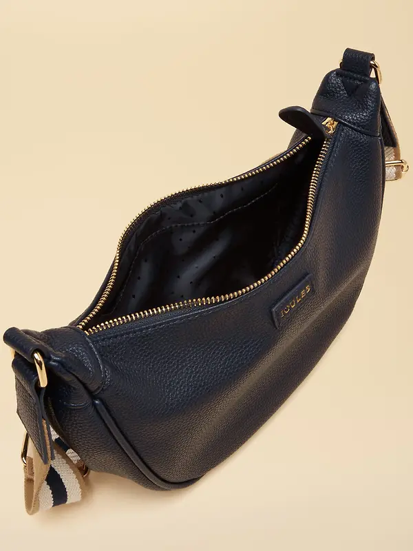 Joules Women's Jade Half Moon Adjustable Cross Body Bag - Navy Image 8