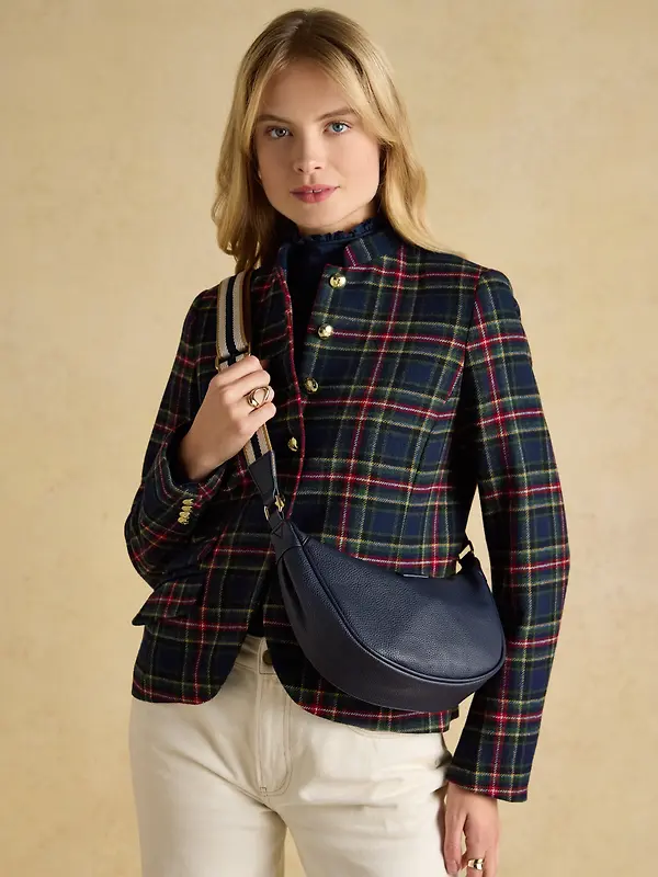 Joules Women's Jade Half Moon Adjustable Cross Body Bag - Navy Image 2