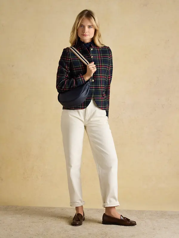Joules Women's Jade Half Moon Adjustable Cross Body Bag - Navy Image 3