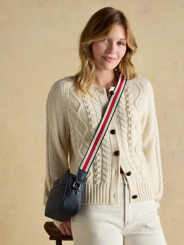 Joules Women's Trent Cross Body Bag with Adjustable Thick Strap - Navy Image 4