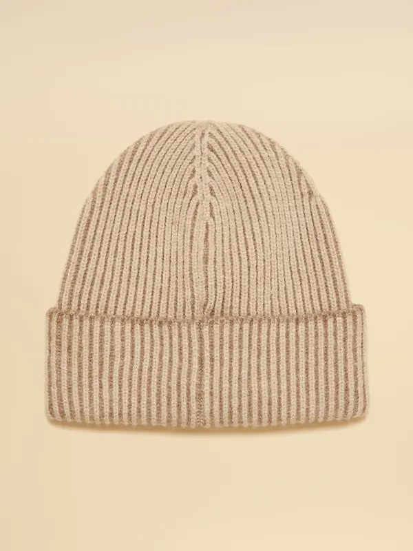 Joules Women's Wren Plated Beanie Hat - Oat Image 5