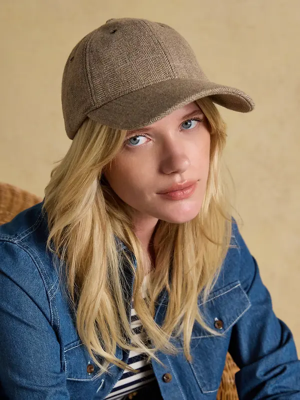 Joules Women's Perry Baseball Cap - Neutral Tweed Image 2