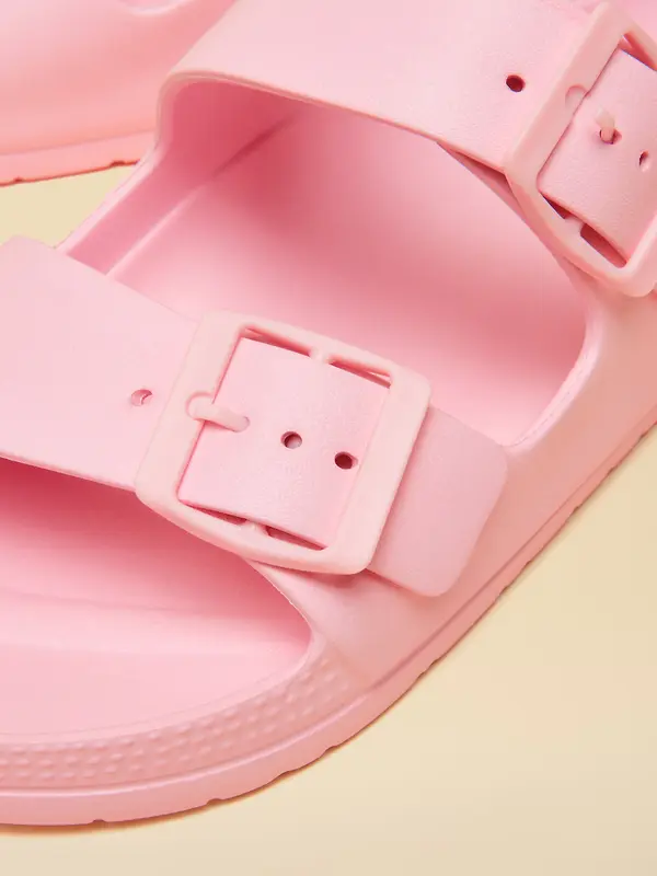 Joules Women's Sunseeker EVA Sliders - Light Pink Image 5