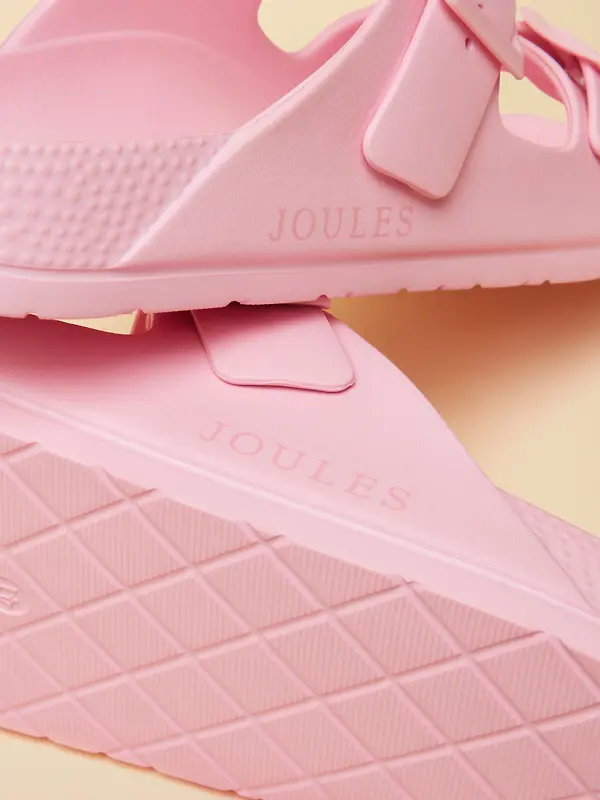 Joules Women's Sunseeker EVA Sliders - Light Pink Image 6