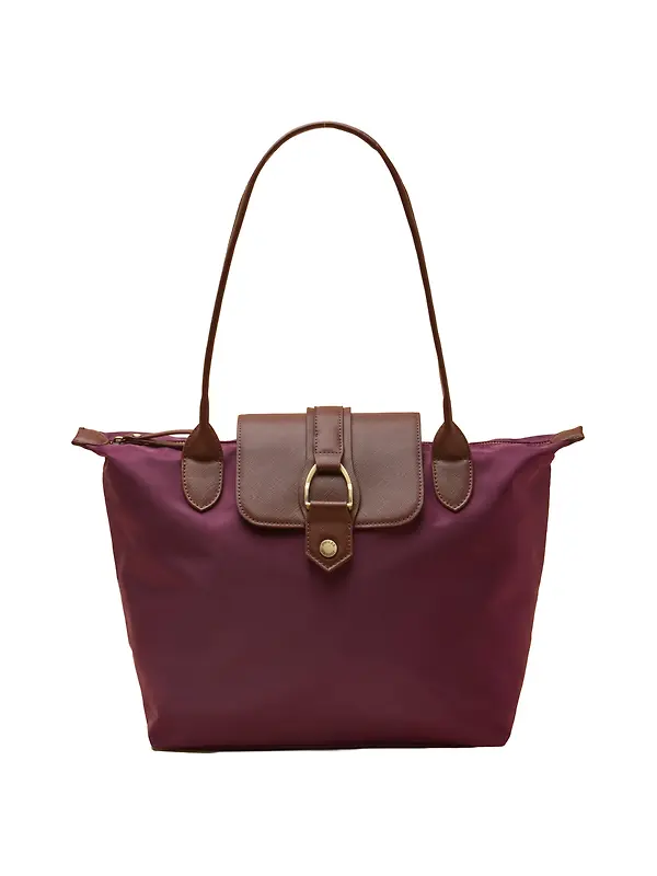 Joules Women's Edie Zip Top Shopper Bag - Port Red Image 1