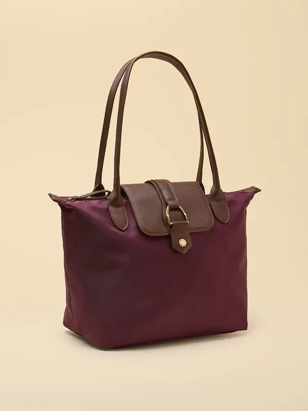 Joules Women's Edie Zip Top Shopper Bag - Port Red Image 7
