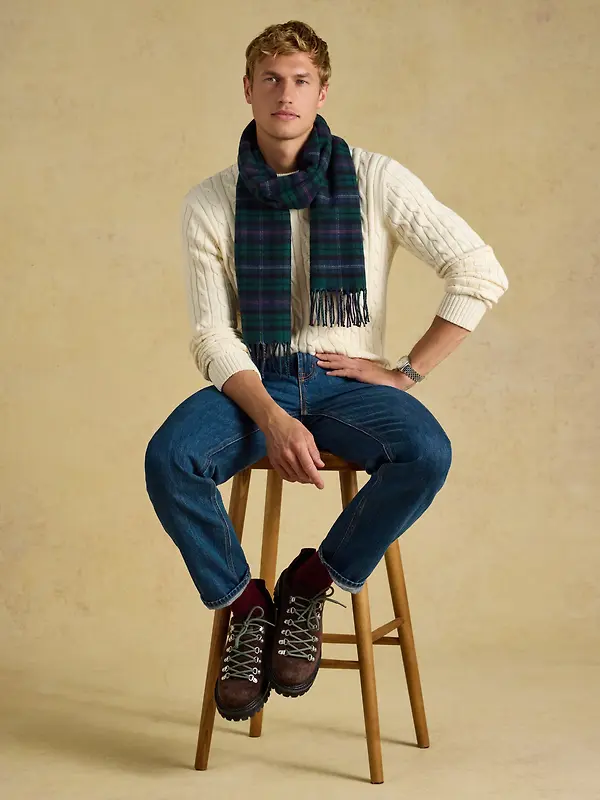 Joules Men's Langtree Scarf - Navy Image 4