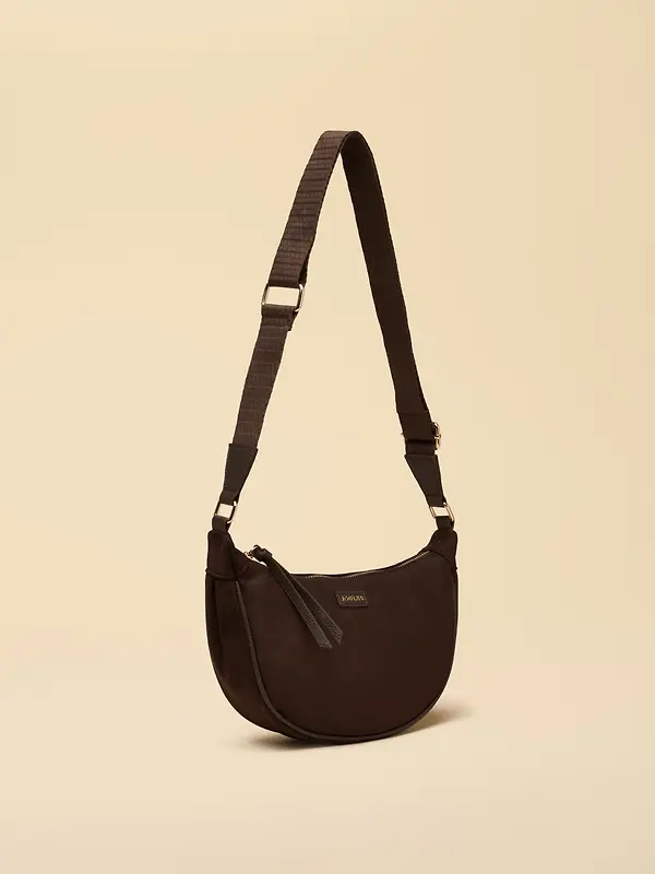 Joules Women's Suedette Moon Cross Body Bag - Chocolate Brown Image 5