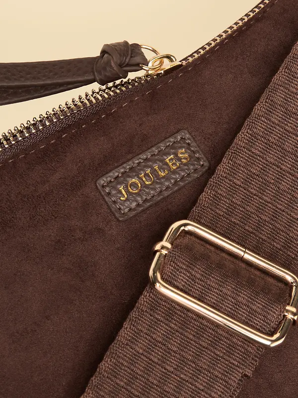 Joules Women's Suedette Moon Cross Body Bag - Chocolate Brown Image 7