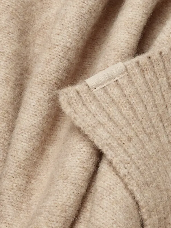 Joules Women's Fine Knit Scarf - Oatmeal Image 5