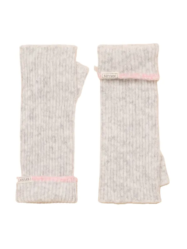 Joules Women's Fingerless Gloves - Grey Image 1