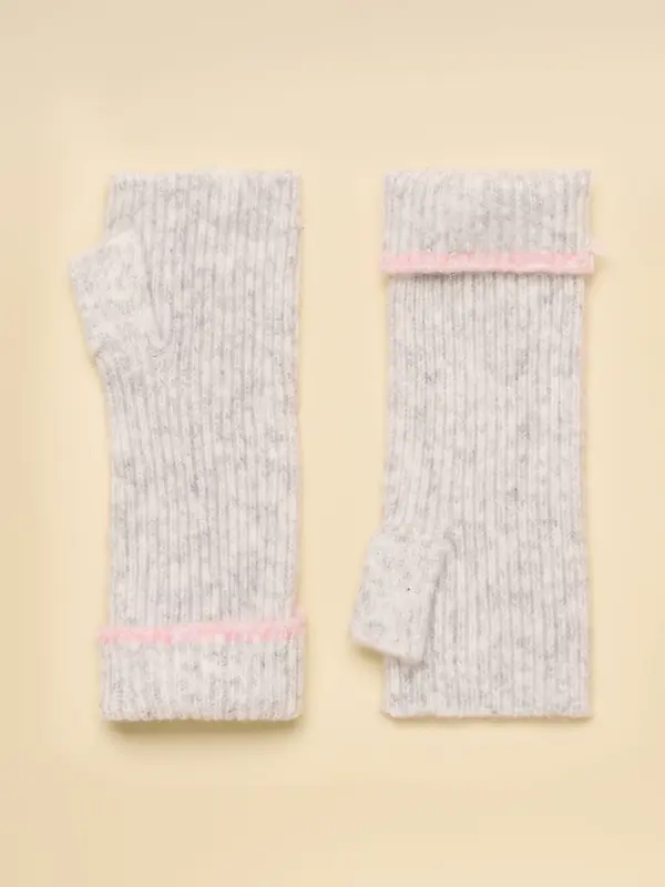 Joules Women's Fingerless Gloves - Grey Image 2