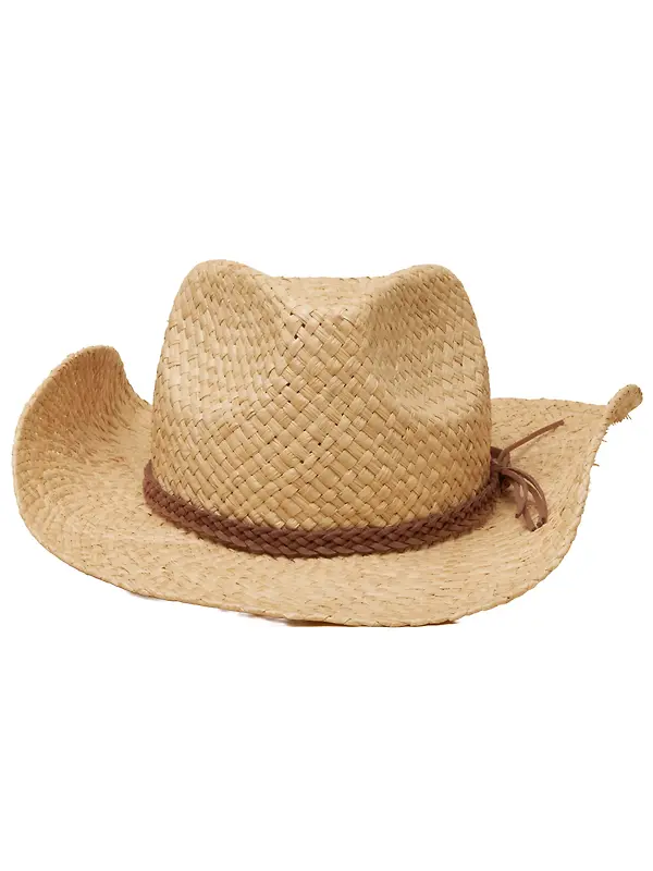 Joules Women's Joanie Western Hat - Straw Image 1
