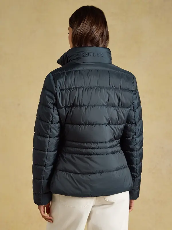 Joules Women's Paddock Showerproof Padded Coat - Navy Image 3
