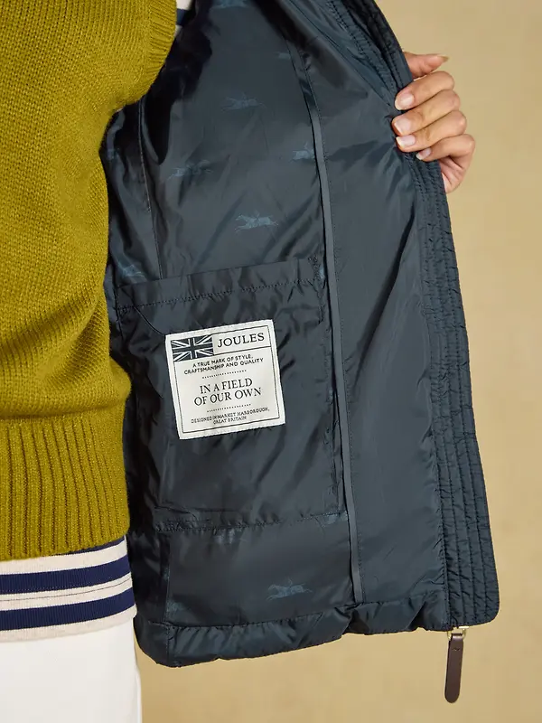 Joules Women's Paddock Showerproof Padded Coat - Navy Image 5