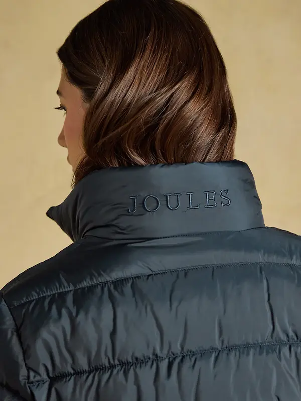 Joules Women's Paddock Showerproof Padded Coat - Navy Image 9