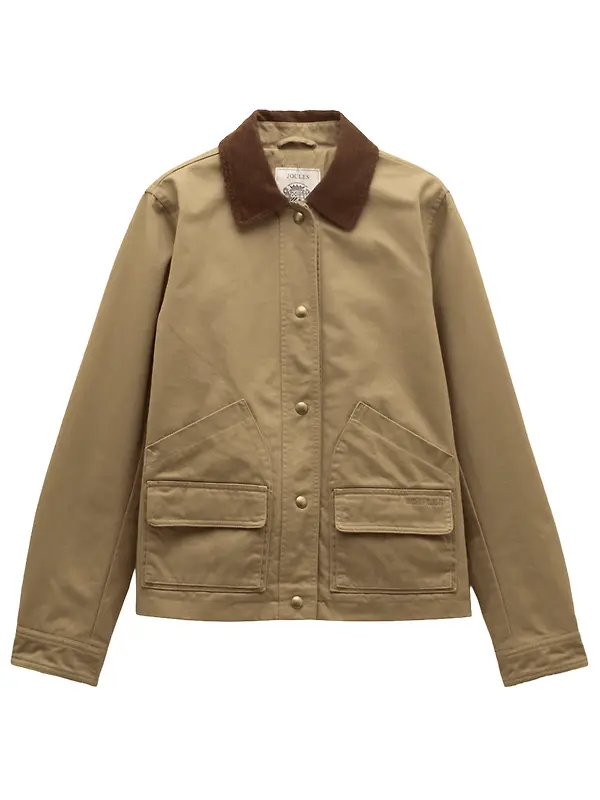 Joules Women's Barn Jacket - Tan Brown Image 1