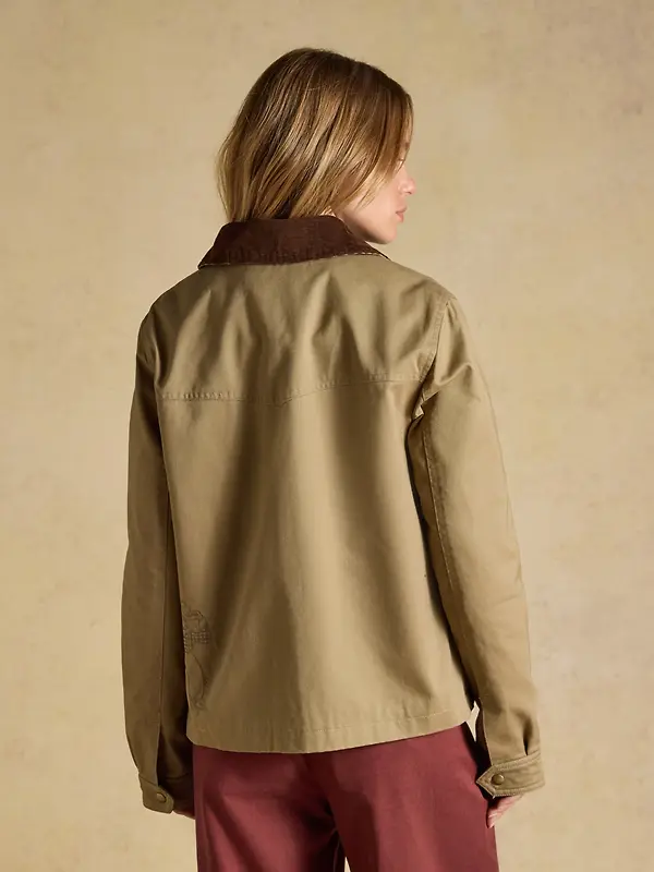 Joules Women's Barn Jacket - Tan Brown Image 3