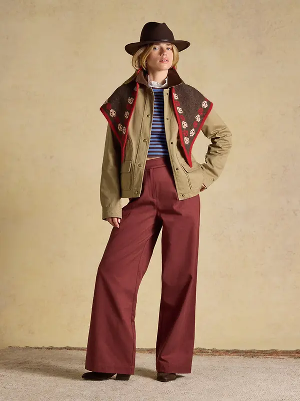 Joules Women's Barn Jacket - Tan Brown Image 4