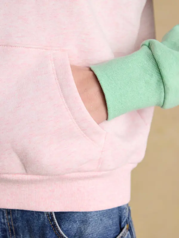 Joules Women's Milbourne Cotton Blend Hoodie - Colourblock Image 6