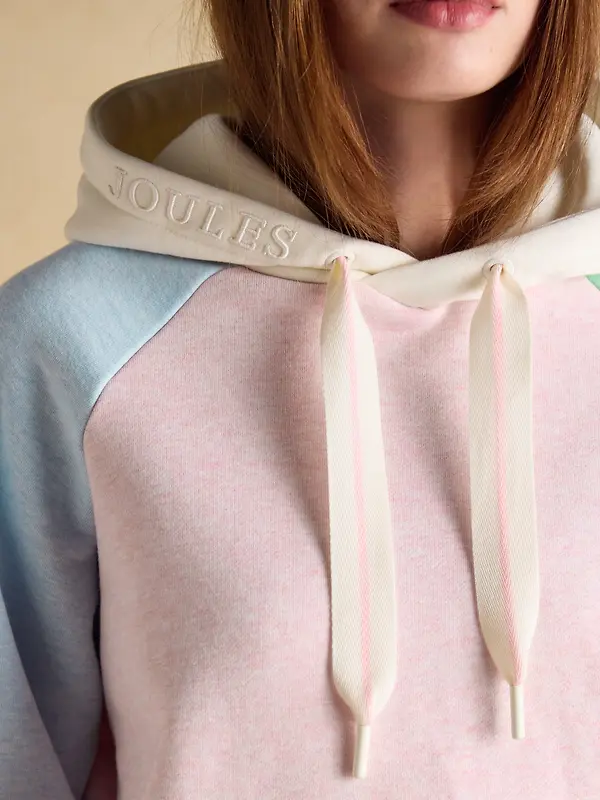 Joules Women's Milbourne Cotton Blend Hoodie - Colourblock Image 7
