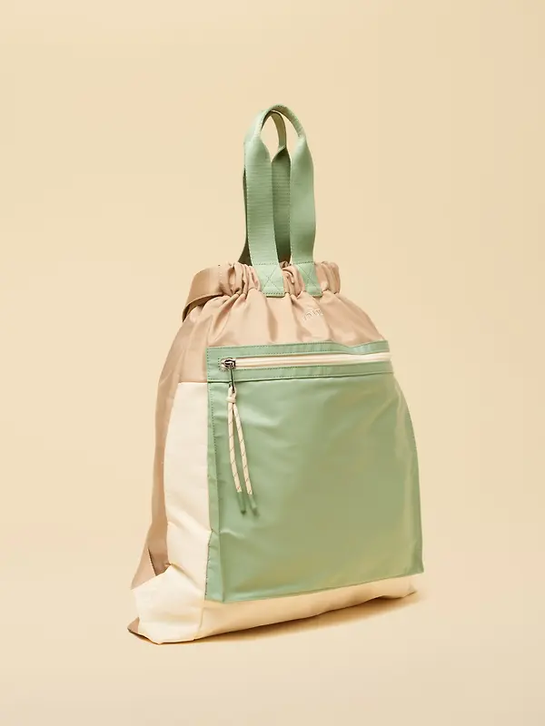 Joules Women's Peplow Rucksack / Backpack - Green Ecru Image 4