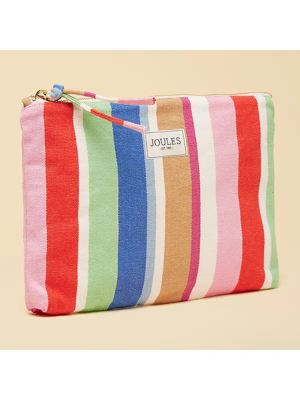 Joules Women's Carrywell Zip Pouch - Multi Stripe Image 2
