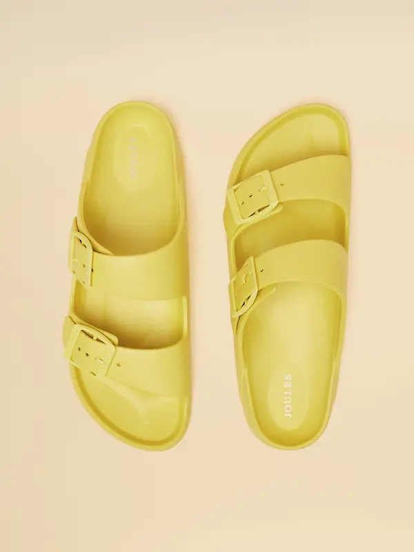 Joules Women's Sunseeker EVA Sliders - Yellow Image 2