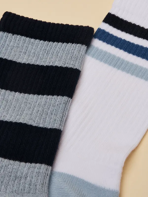 Joules Men's Volley 2 Pack Socks UK 7-12 - Blue Image 2