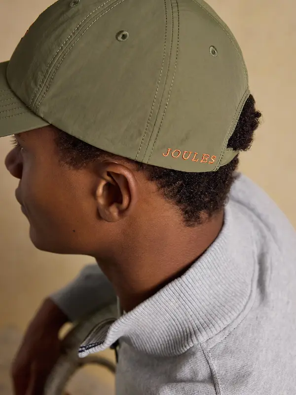 Joules Men's Daley Nylon Baseball Cap - Khaki Green Image 5