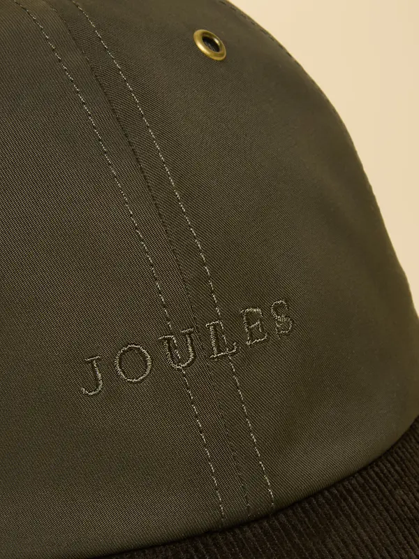 Joules Men's Daley Wax Baseball Cap - Khaki Green Image 7