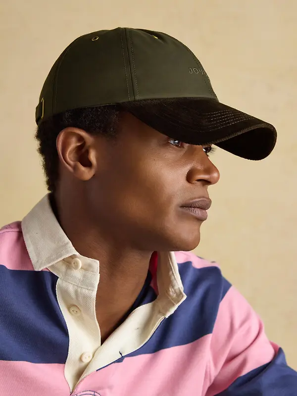 Joules Men's Daley Wax Baseball Cap - Khaki Green Image 2