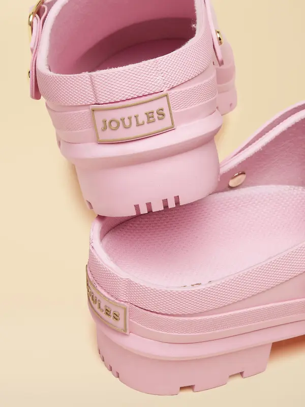 Joules Women's Elbridge Welly Clogs - Pink Image 5