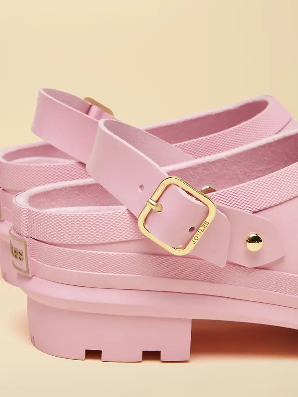 Joules Women's Elbridge Welly Clogs - Pink Image 6