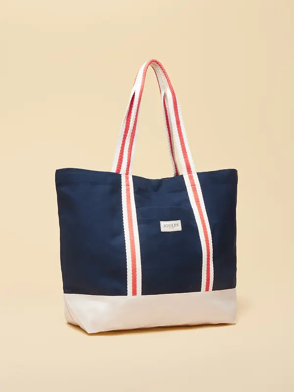 Joules Women's Promenade Canvas Tote Bag - Navy Image 6