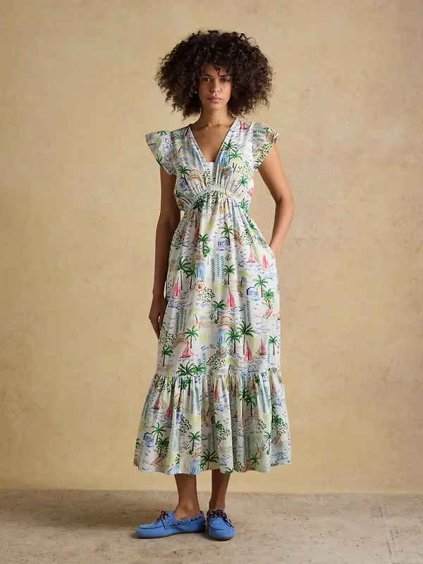Joules Women's Winnie Dress - Multi/White Image 2