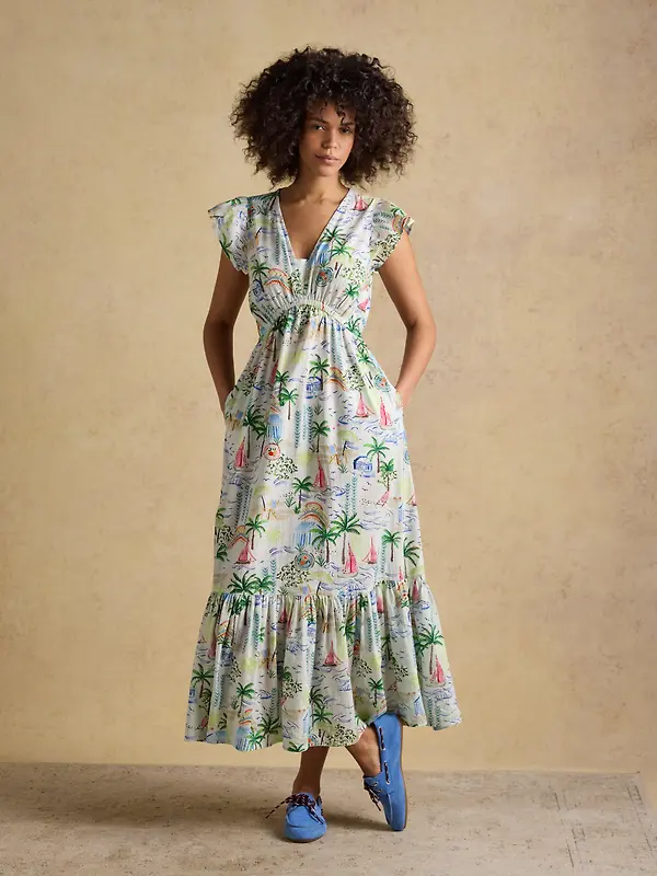 Joules Women's Winnie Dress - Multi/White Image 7