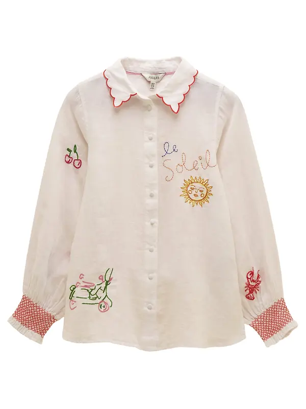 Joules Women's Orla Shirt - White Image 1
