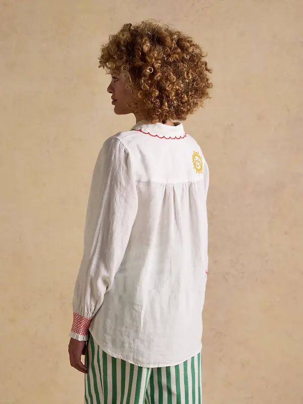 Joules Women's Orla Shirt - White Image 3