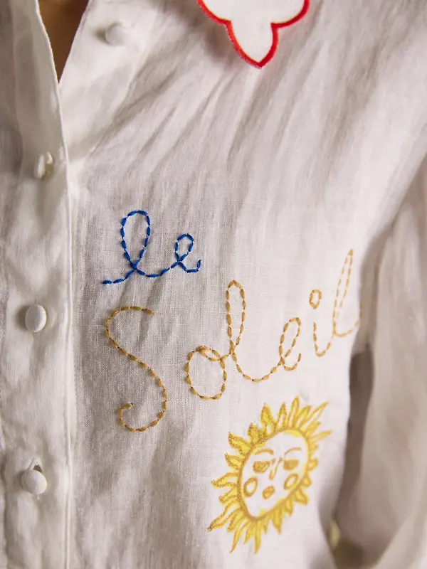 Joules Women's Orla Shirt - White Image 4