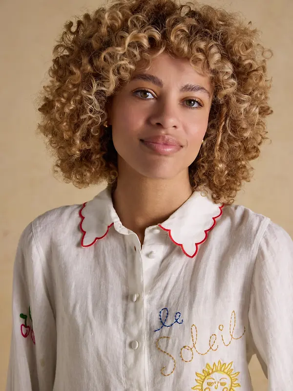 Joules Women's Orla Shirt - White Image 5
