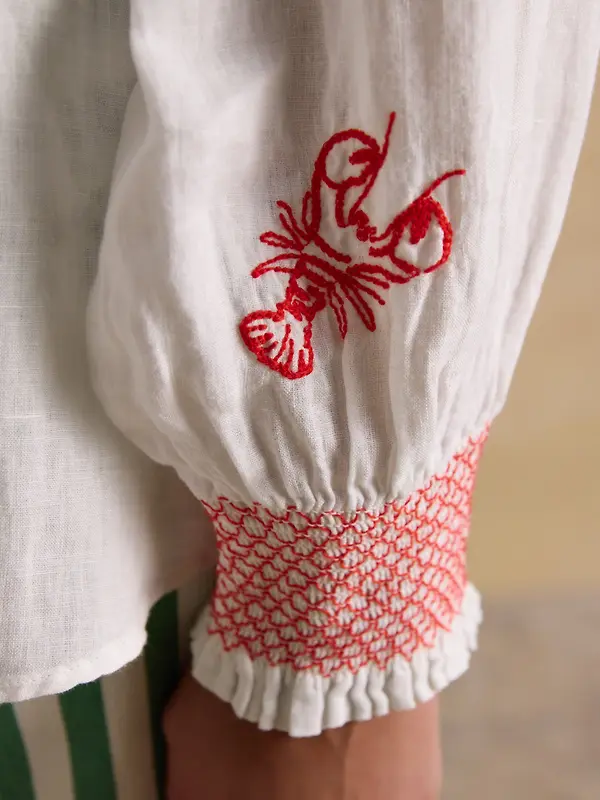 Joules Women's Orla Shirt - White Image 6