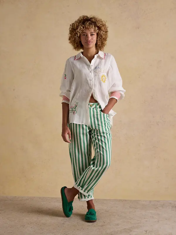 Joules Women's Orla Shirt - White Image 7